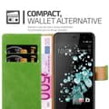 Miniatyrbild 5 av 5: HTC U PLAY Plånboksfodral Skal Mobilskyddmed magnetisk stängning, ståfunktion och kortficka