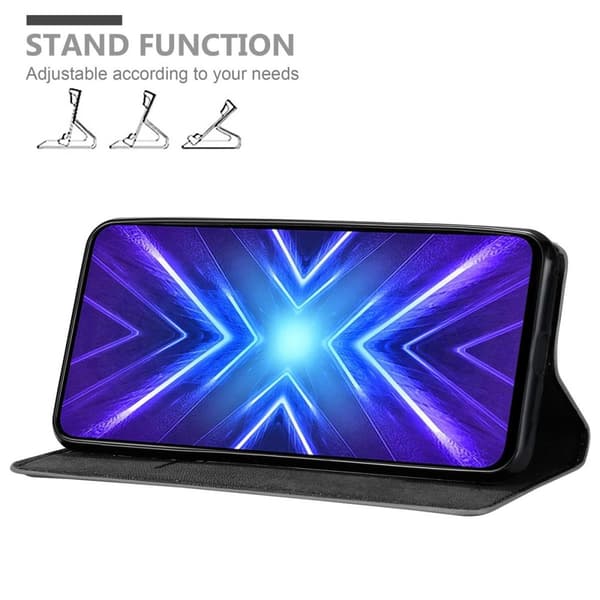 Honor 9X Suojakotelo Suojakuori Lompakkokotelo Matkapuhelinkotelo jossa magneettisuljenta, jalusta-toiminto ja korttitasku