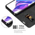 Pikkukuva 5 / 8: Honor 9X Suojakotelo Suojakuori Lompakkokotelo Matkapuhelinkotelo jossa magneettisuljenta, jalusta-toiminto ja korttitasku