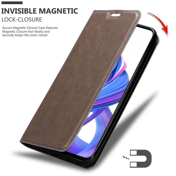 Honor 9X Suojakotelo Suojakuori Lompakkokotelo Matkapuhelinkotelo jossa magneettisuljenta, jalusta-toiminto ja korttitasku