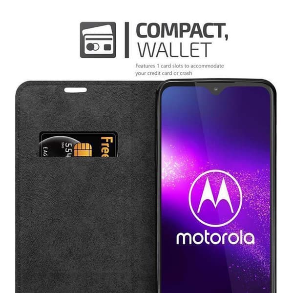 Motorola MOTO G8 PLUS Fodral Skal Plånboksfodral Case med magnetisk stängning, ståfunktion och kortficka