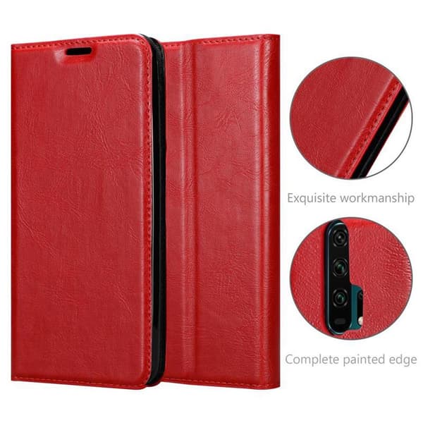 Honor 20 PRO Fodral Skal Plånboksfodral Case med magnetisk stängning, ståfunktion och kortficka
