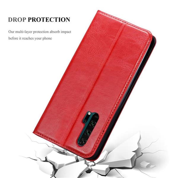 Honor 20 PRO Fodral Skal Plånboksfodral Case med magnetisk stängning, ståfunktion och kortficka