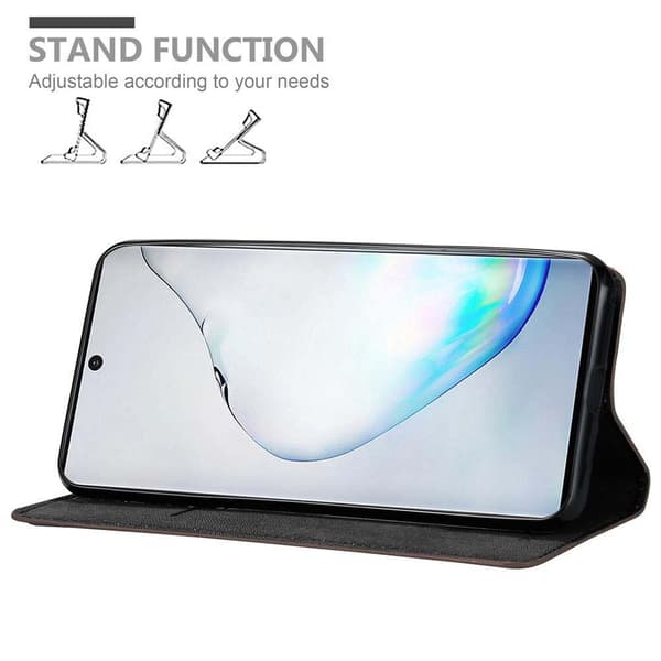 Samsung Galaxy NOTE 10 Fodral Skal Plånboksfodral Case med magnetisk stängning, ståfunktion och kortficka