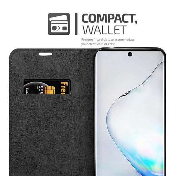 Samsung Galaxy NOTE 10 Fodral Skal Plånboksfodral Case med magnetisk stängning, ståfunktion och kortficka