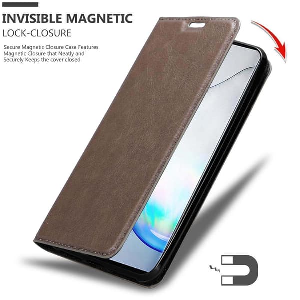 Samsung Galaxy NOTE 10 Fodral Skal Plånboksfodral Case med magnetisk stängning, ståfunktion och kortficka