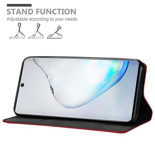 Samsung Galaxy NOTE 10 Fodral Skal Plånboksfodral Case med magnetisk stängning, ståfunktion och kortficka
