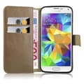 Pikkukuva 8 / 8: Samsung Galaxy S5 / S5 NEO Suojakotelo Suojakuori Lompakkokotelo Matkapuhelinkotelo jossa magneettisuljenta, jalusta-toiminto ja korttitasku