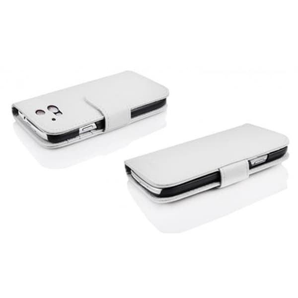 HTC ONE M8 Suojakotelo Suojakuori Lompakkokotelo Matkapuhelinkotelo jossa on magneettisuljenta ja 3 korttipaikkaa