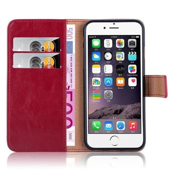 iPhone 6 / 6S Plånboksfodral Skal Mobilskyddmed magnetisk stängning, ståfunktion och kortficka