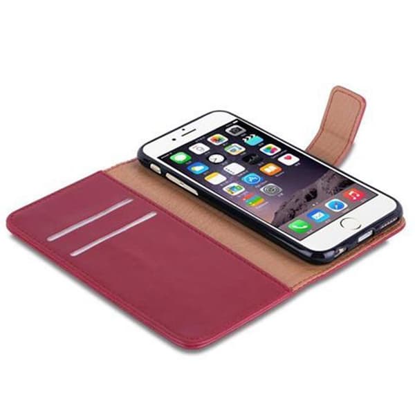 iPhone 6 / 6S Plånboksfodral Skal Mobilskyddmed magnetisk stängning, ståfunktion och kortficka