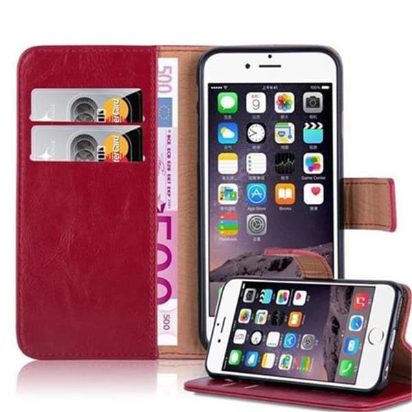 iPhone 6 / 6S Plånboksfodral Skal Mobilskyddmed magnetisk stängning, ståfunktion och kortficka