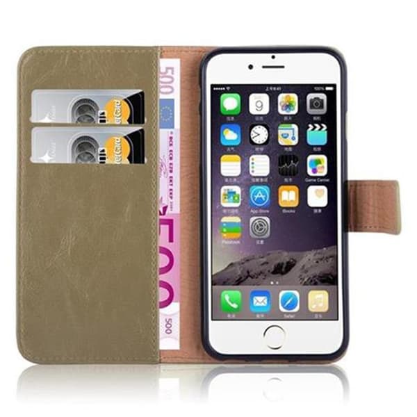 iPhone 6 / 6S Plånboksfodral Skal Mobilskyddmed magnetisk stängning, ståfunktion och kortficka