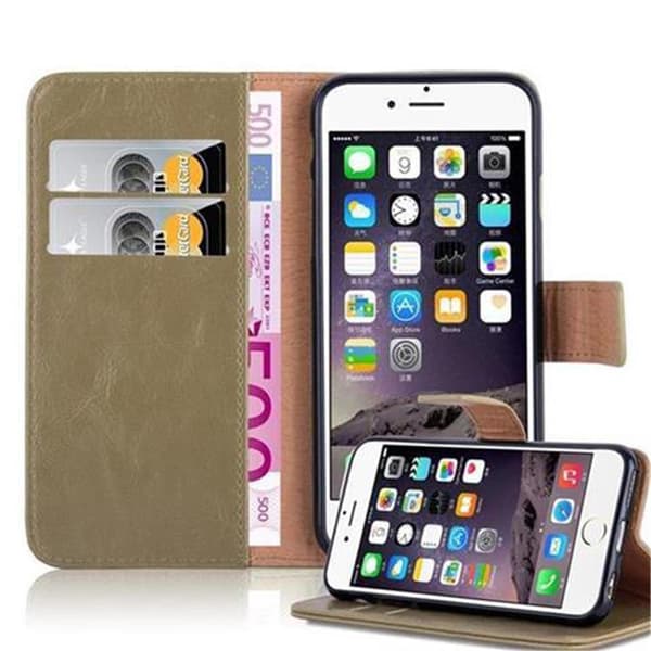 iPhone 6 / 6S Plånboksfodral Skal Mobilskyddmed magnetisk stängning, ståfunktion och kortficka