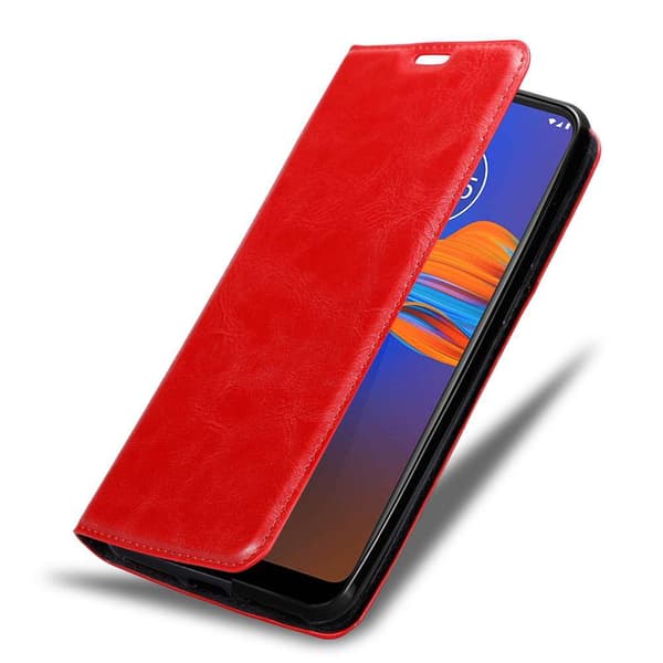Motorola MOTO E6 PLUS Fodral Skal Plånboksfodral Case med magnetisk stängning, ståfunktion och kortficka