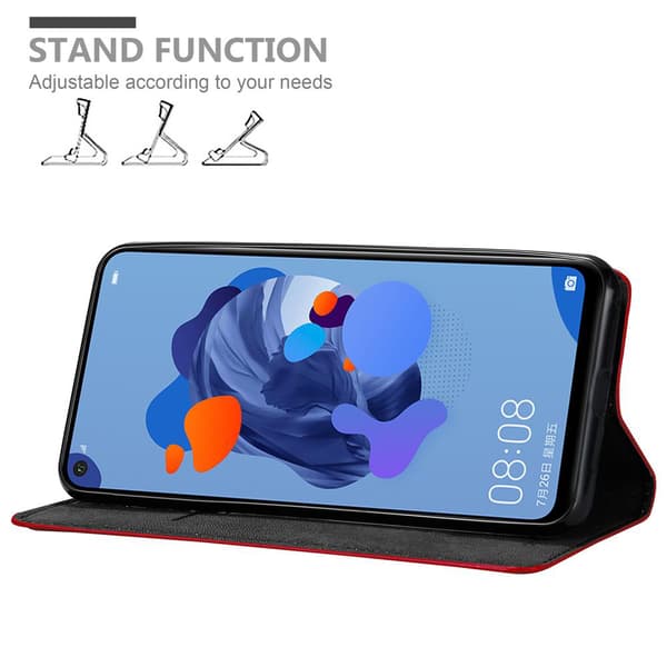Huawei MATE 30 LITE Suojakotelo Suojakuori Lompakkokotelo Matkapuhelinkotelo jossa magneettisuljenta, jalusta-toiminto ja korttitasku