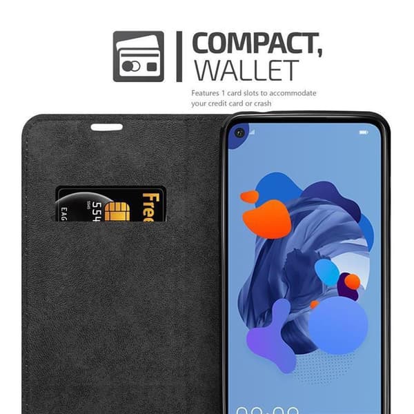 Huawei MATE 30 LITE Suojakotelo Suojakuori Lompakkokotelo Matkapuhelinkotelo jossa magneettisuljenta, jalusta-toiminto ja korttitasku