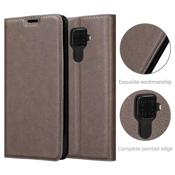 Huawei MATE 30 LITE Suojakotelo Suojakuori Lompakkokotelo Matkapuhelinkotelo jossa magneettisuljenta, jalusta-toiminto ja korttitasku