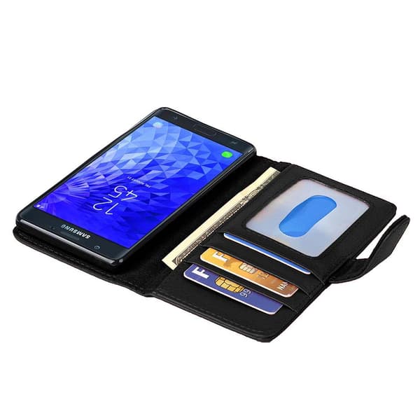 Samsung Galaxy J7 2017 Skal Fodral Mobilskydd med magnetisk stängning och 3 kortplatser