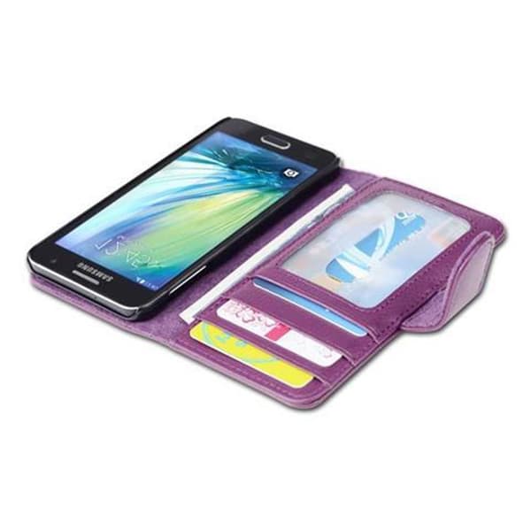 Lommebokdeksel til Samsung Galaxy A3 2015 Deksel med magnetisk lukking og 3 kortplasser
