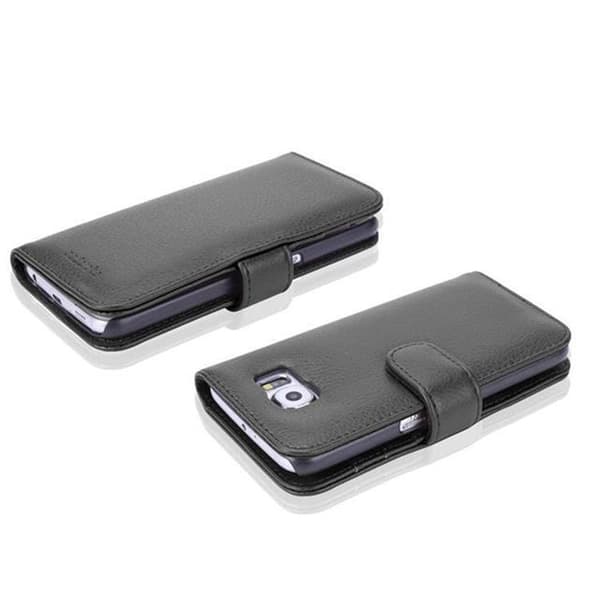 Samsung Galaxy S6 Skal Fodral Mobilskydd med magnetisk stängning och 3 kortplatser