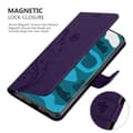 Miniatyrbilde 5 av 8: Deksel til Huawei P40 Lommebokdeksel i blomster design med magnetisk lukking, stativfunksjon og kortplasser