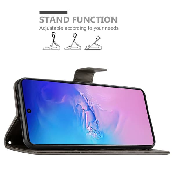 Samsung Galaxy A91 / S10 LITE / M80s Skal Fodral i blomdesign Mobilskydd Case Cover med magnetisk stängning, ståfunktion och kortplatser