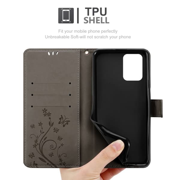 Samsung Galaxy A91 / S10 LITE / M80s Skal Fodral i blomdesign Mobilskydd Case Cover med magnetisk stängning, ståfunktion och kortplatser