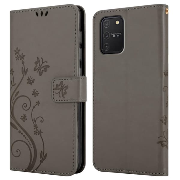 Samsung Galaxy A91 / S10 LITE / M80s Skal Fodral i blomdesign Mobilskydd Case Cover med magnetisk stängning, ståfunktion och kortplatser