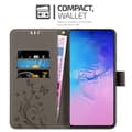 Miniatyrbilde 3 av 8: Deksel til Samsung Galaxy A91 / S10 LITE / M80s Lommebokdeksel i blomster design med magnetisk lukking, stativfunksjon og kortplasser