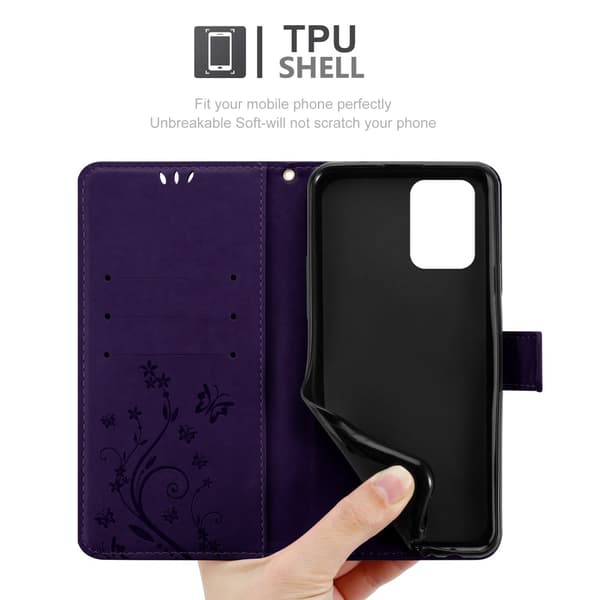 Samsung Galaxy A91 / S10 LITE / M80s Skal Fodral i blomdesign Mobilskydd Case Cover med magnetisk stängning, ståfunktion och kortplatser