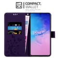 Miniatyrbilde 3 av 8: Deksel til Samsung Galaxy A91 / S10 LITE / M80s Lommebokdeksel i blomster design med magnetisk lukking, stativfunksjon og kortplasser