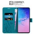 Miniatyrbild 3 av 8: Samsung Galaxy A91 / S10 LITE / M80s Skal Fodral i blomdesign Mobilskydd Case Cover med magnetisk stängning, ståfunktion och kortplatser