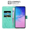 Miniatyrbilde 3 av 8: Deksel til Samsung Galaxy A91 / S10 LITE / M80s Lommebokdeksel i blomster design med magnetisk lukking, stativfunksjon og kortplasser