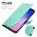 Miniatyrbilde 5 av 8: Deksel til Samsung Galaxy A91 / S10 LITE / M80s Lommebokdeksel i blomster design med magnetisk lukking, stativfunksjon og kortplasser