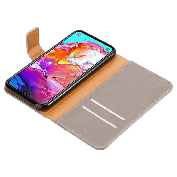 Deksel til Samsung Galaxy A70 / A70s Lommebokdeksel med magnetisk lukking, stativfunksjon og kortlomme