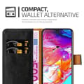 Miniatyrbilde 5 av 11: Deksel til Samsung Galaxy A70 / A70s Lommebokdeksel med magnetisk lukking, stativfunksjon og kortlomme