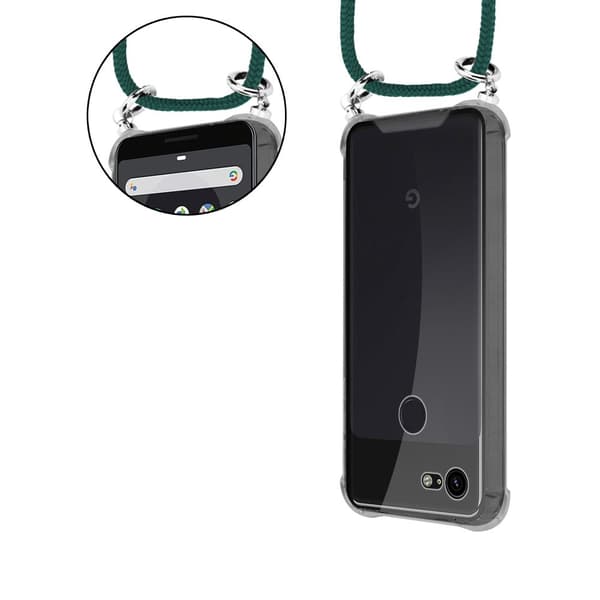 Etui Google PIXEL 3 Cover Kæde (Grøn)