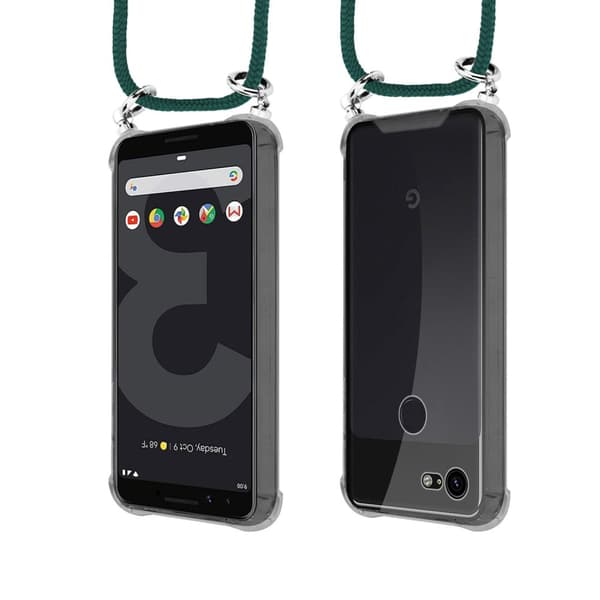 Etui Google PIXEL 3 Cover Kæde (Grøn)