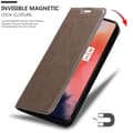 Miniatyrbild 7 av 8: OnePlus 7T Fodral Skal Plånboksfodral Case med magnetisk stängning, ståfunktion och kortficka