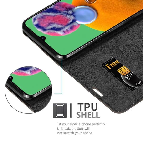 Samsung Galaxy A90 5G Fodral Skal Plånboksfodral Case med magnetisk stängning, ståfunktion och kortficka