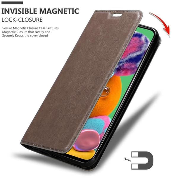 Samsung Galaxy A90 5G Fodral Skal Plånboksfodral Case med magnetisk stängning, ståfunktion och kortficka