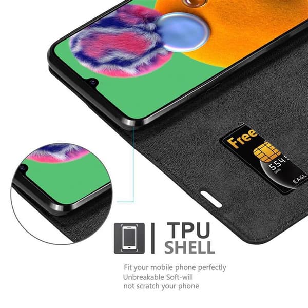 Samsung Galaxy A90 5G Fodral Skal Plånboksfodral Case med magnetisk stängning, ståfunktion och kortficka