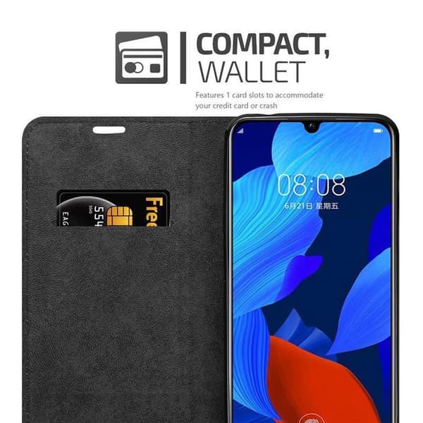 Huawei NOVA 5 / 5 PRO Suojakotelo Suojakuori Lompakkokotelo Matkapuhelinkotelo jossa magneettisuljenta, jalusta-toiminto ja korttitasku