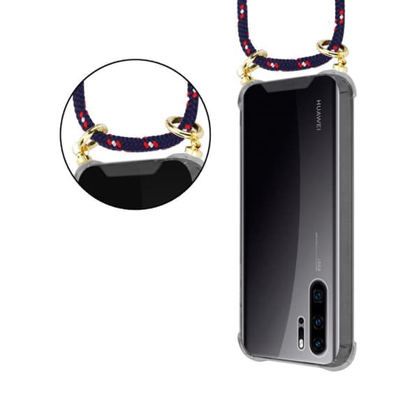 Huawei P30 PRO Etui Cover Kæde (Blå)