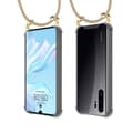 Miniatyrbilde 8 av 8: Deksel med kedja for Huawei P30 PRO Case med gullringer, ledningsstropp og avtakbart etui