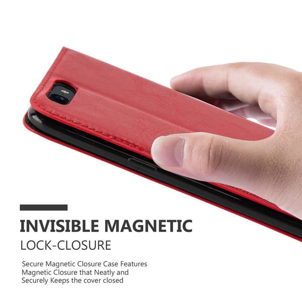 OnePlus 5 Fodral Skal Plånboksfodral Case med magnetisk stängning, ståfunktion och kortficka