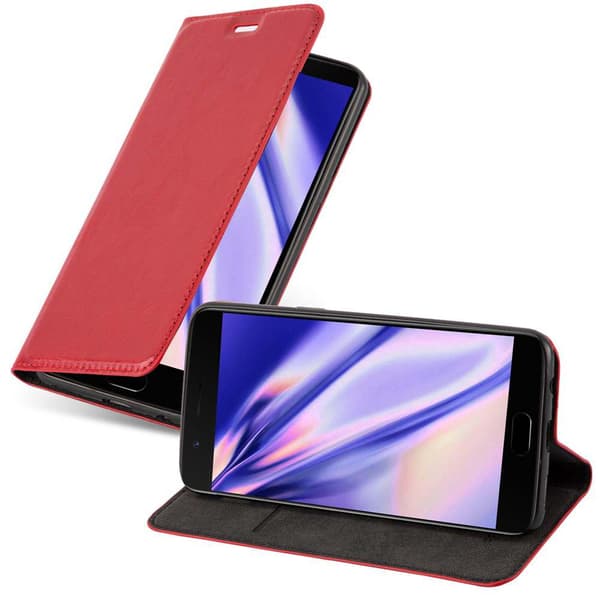 OnePlus 5 Fodral Skal Plånboksfodral Case med magnetisk stängning, ståfunktion och kortficka