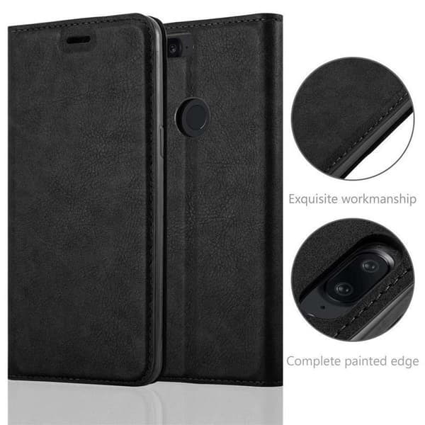 Lommebokdeksel til OnePlus 5T Deksel med magnetisk lukking, stativfunksjon og kortlomme