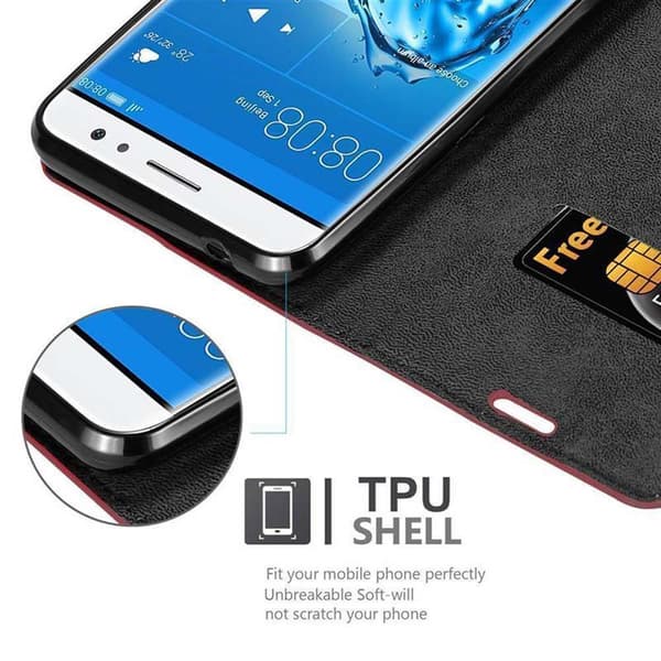 Lommebokdeksel til Huawei NOVA PLUS Deksel med magnetisk lukking, stativfunksjon og kortlomme
